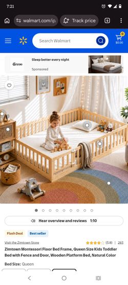 Floor bed