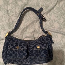 Coach Shoulder Bag. Coachtopia Denim Cargo 