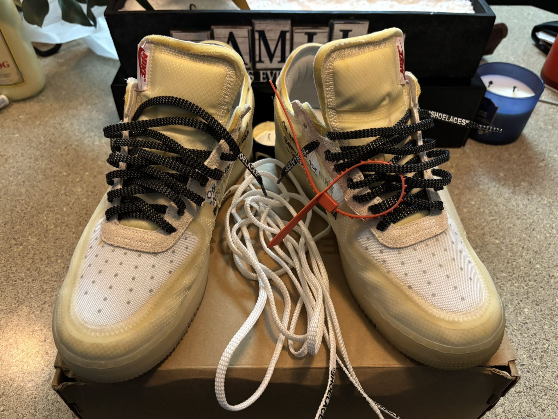 Off White Air Force 1 Then 10 Size 11