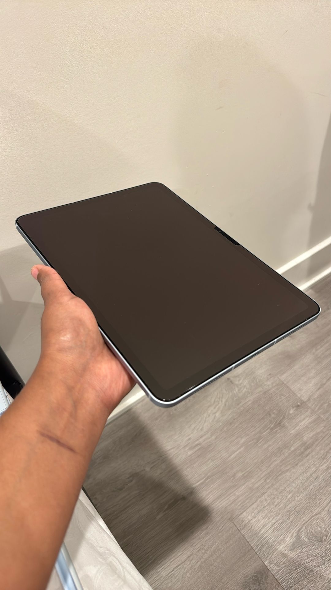 Ipad Air Blue Wifi+cellular With Screen Protector And Case $850
