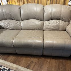 Leather couch