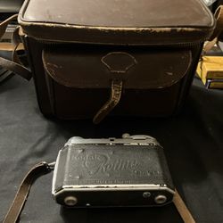 Old Kodak camera and case