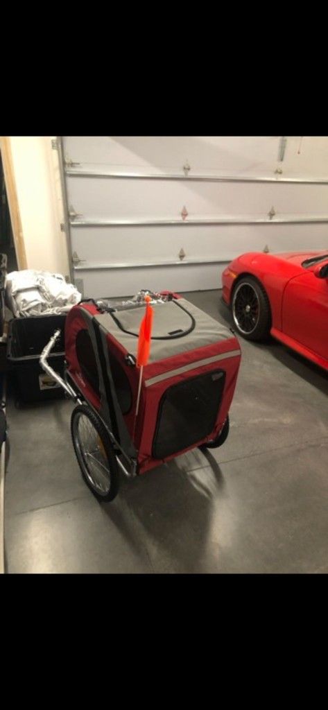 Bike Trailer Dog Stays Only Use Once
