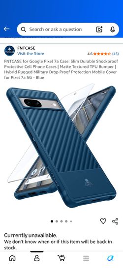 Free pixel 7a case with screen protectors