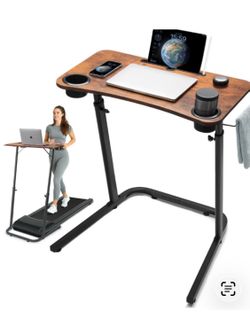 Caminadora con mesa auxiliar
