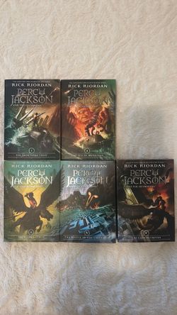 Percy Jackson and the Olympians paperback book set