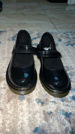 Dr. Martens Black Patent Mary Jane Shoes