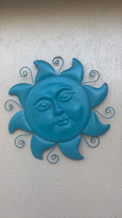 Metal Sun Wall Decoration