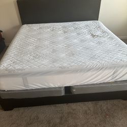 King Bed With Box Spring And Mattress 