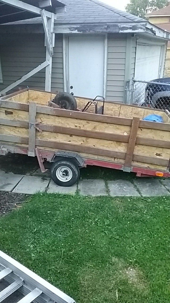 Dumped trailer