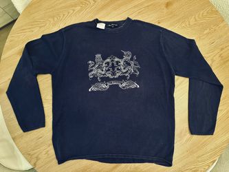 Vintage Ben Sherman Lightweight Sweater W/ Embroidered Details