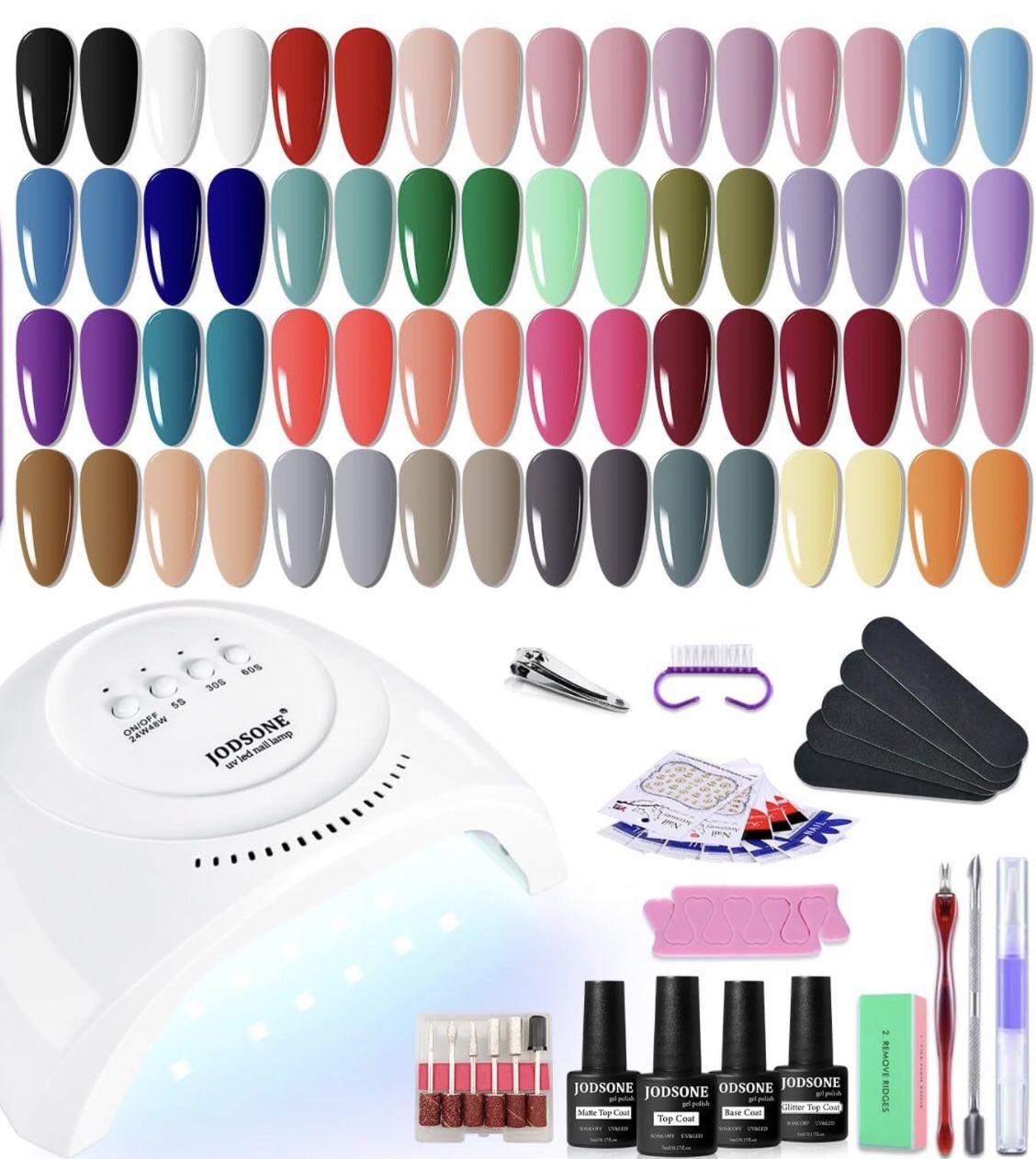 UV LED Gel-Polish Nail Kit Set // 32 colors