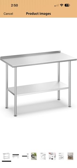 Metal table new