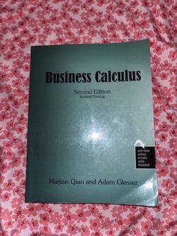 Business Calculus 2nd Edition
