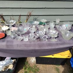 Various Antique Crystal