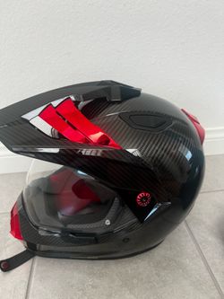 Carbon fiber racing helmet snell new size large light weight