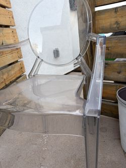Acrylic Chairs- Clear 2! $125 For both! OBO