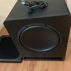 TRUAUDIO SS-12 Powered slot subwoofer with 12" driver, 250W internal amplifier.