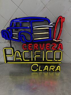 Cerveza Pacifico Clara Neon Bar Sign
