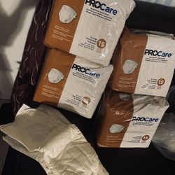 $40- ALL 4 bags of (15 count each bag) xtra large adult diapers (these are not the pull-up briefs style. These are actual diapers like baby diapers st