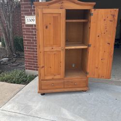 Solid Pine armoire 