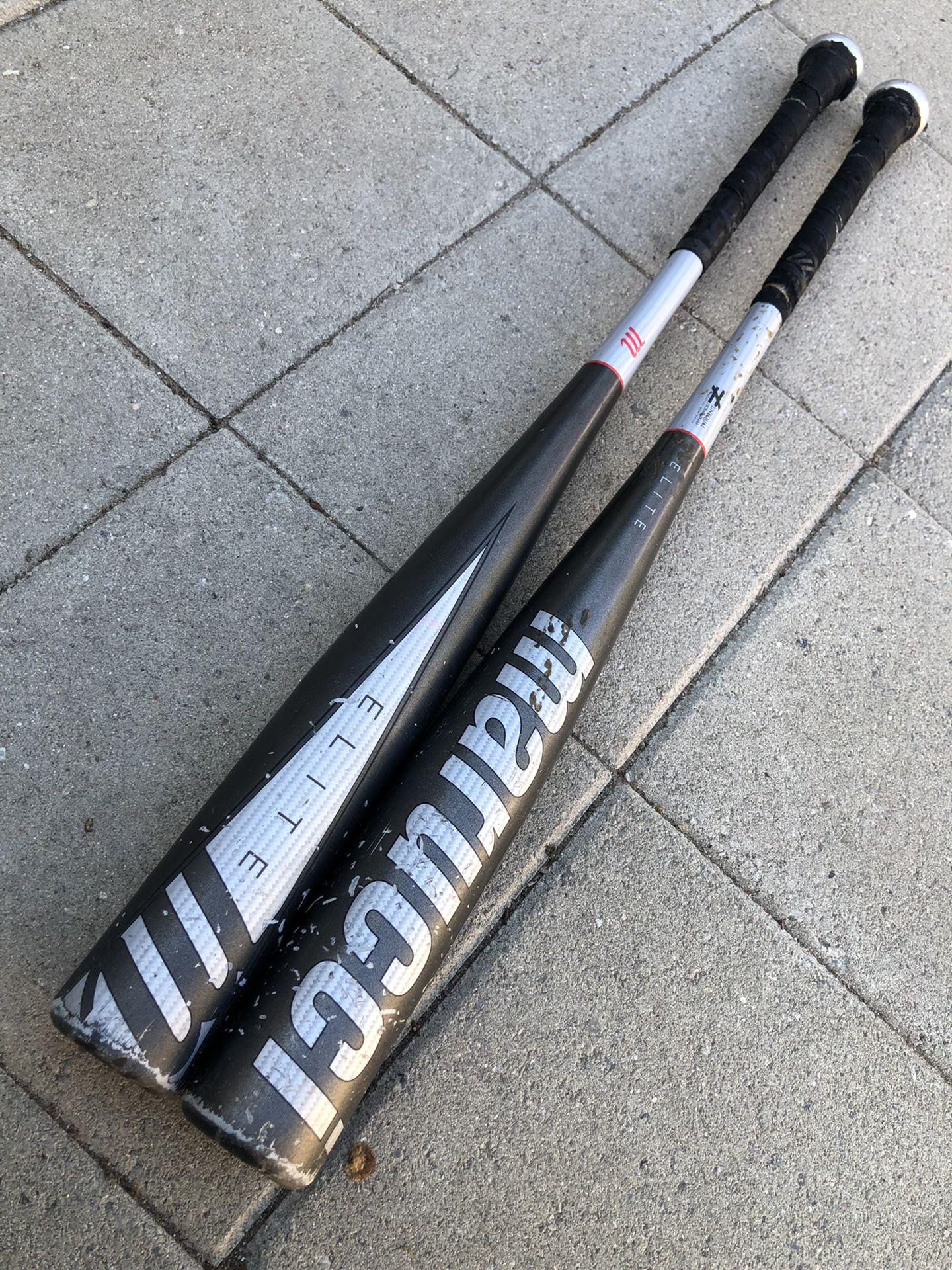 Marucci One  Baseball Bat 33in 30oz BBCOR Both R In Solid Shape $70 Each 