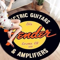 Fender Guitar Area Rug