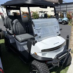 2025 Denago Rover XL 4-Passenger Lifted 48-Volt Lithium Golf Cart