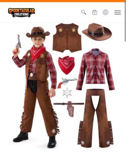 NEW! Toddler Cowboy Halloween Costume