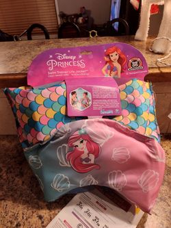 Disney Princess Ariel Swim Trainer Life jacket -NEW-info below 👇