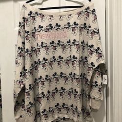 NWT Disneyland mickey mouse shirt top 3X  Size 3X  Material: 65% polyester, 35% rayon