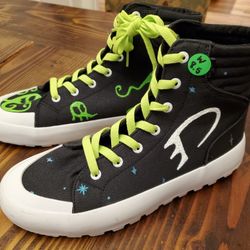 Hand Painted Danny Phantom Shoes