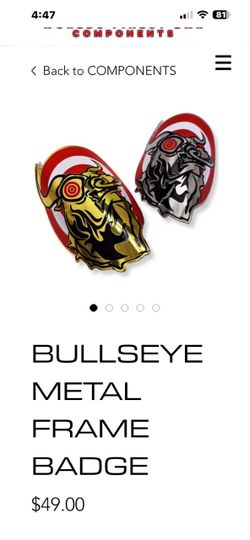 Bullseye head tube badge