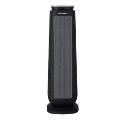 Pelonis 1500-Watt 23 in. Digital Tower Indoor Ceramic Room Heater Quiet Operation w/ Safety Overheat Protection and Fan Mode