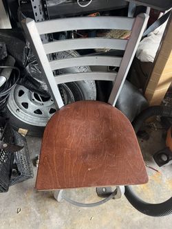 Solid Wood Swivel Bar Chairs