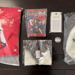 Inuyasha Adult Costume for Cosplay & Halloween Wig, Ears, Necklace, Set NEW