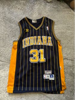 Reggie Miller Indiana Pacers Hardwood Classics Jersey - Adidas Authentic XL