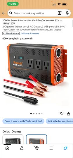 1000W Power Inverters for Vehicles,Car Inverter 12V to 110V/120V