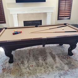 Pool Table with 2 Stools
