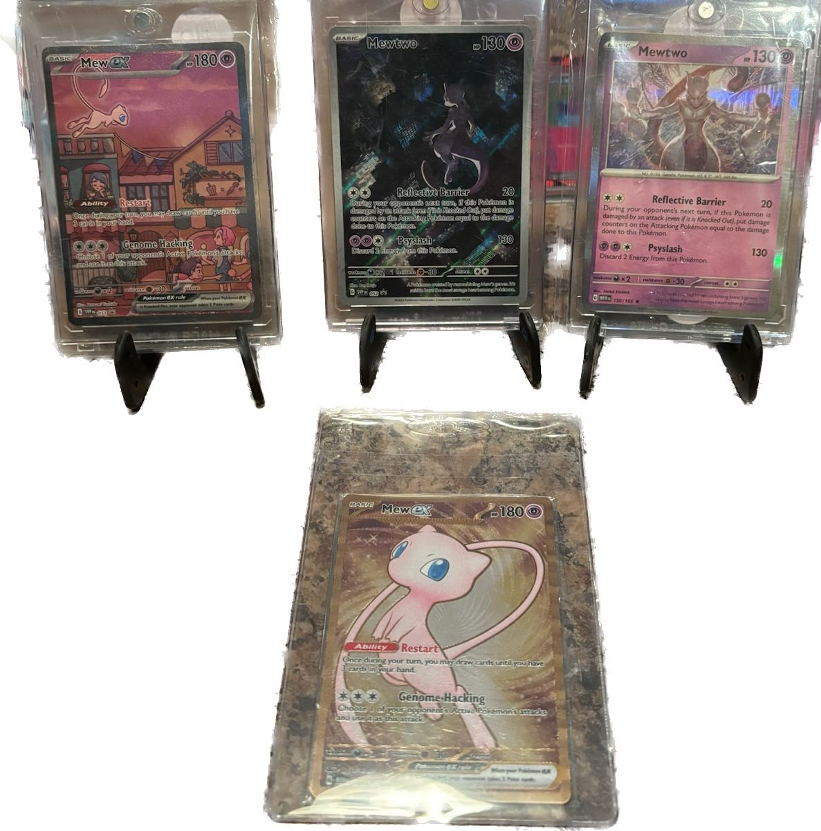 🔥 🐉 POKÉMON 🔥 *MEW LOT* MEWTWO Promo(s)  + metal Etched