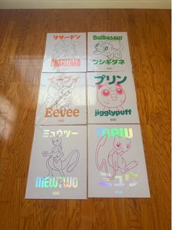 Pokémon x Target Poster Full Set - All 6 Sealed Characters Limited Edition