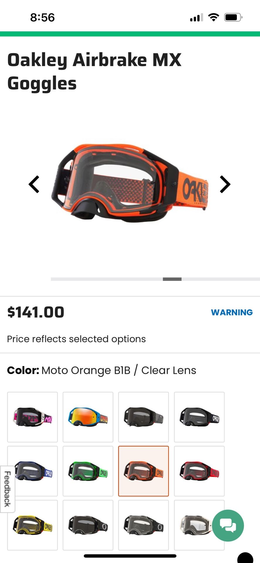Bike Goggles Oakley