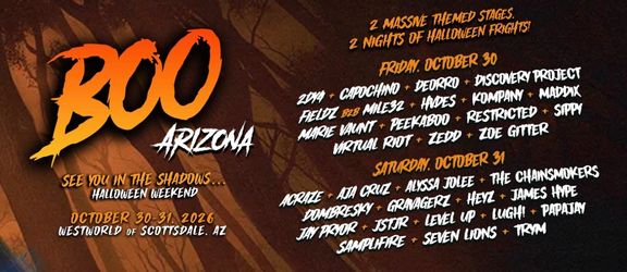 2 GA Tickets (Boo Arizona)