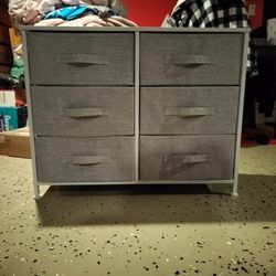 Grey Cloth Dresser