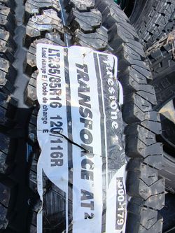 Lt 235/86/16 Firestone tiers,new