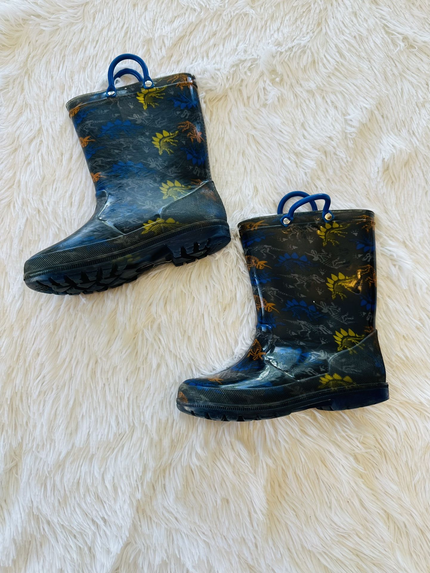 Kids Dinosaur Rain Boots Size 13