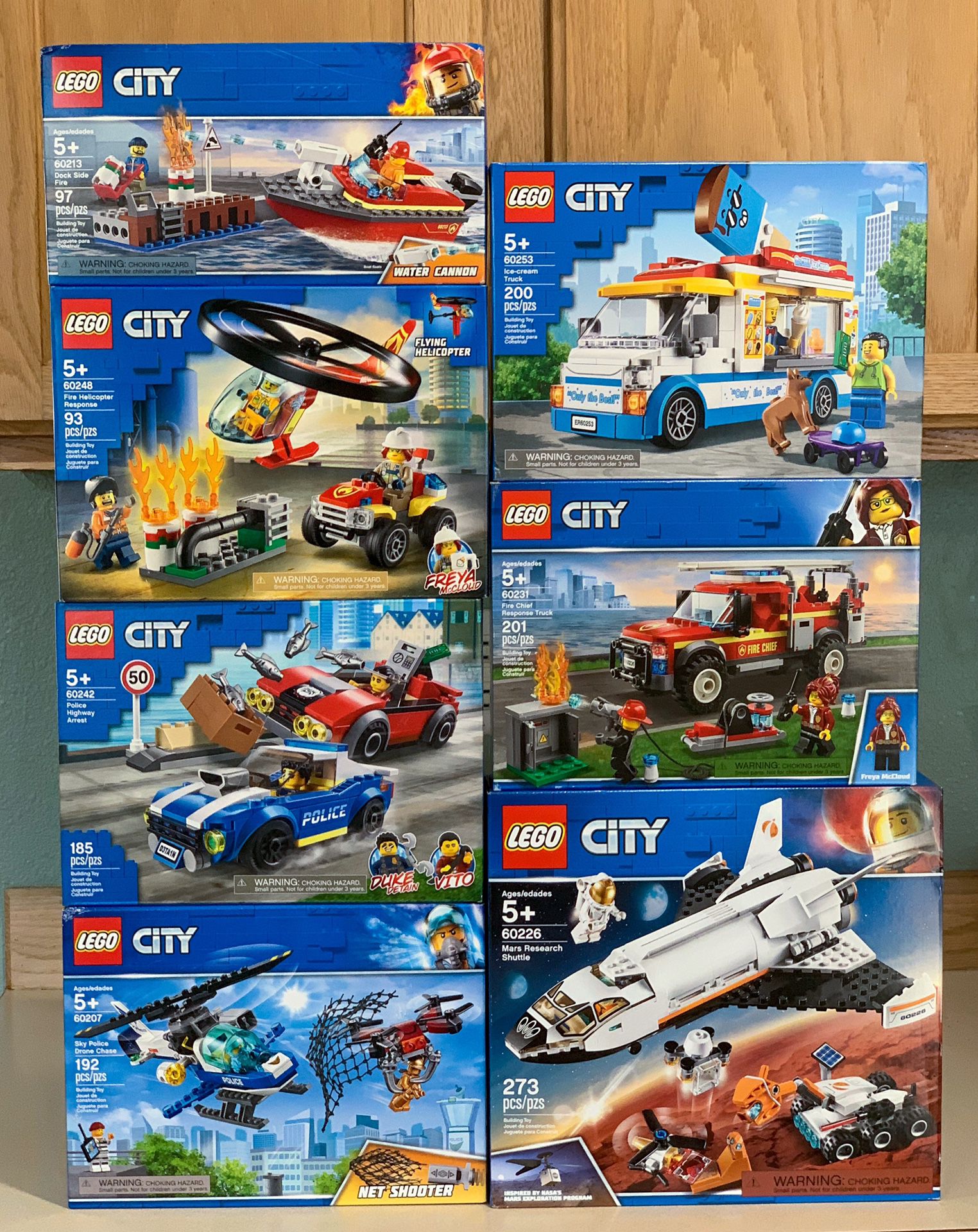 Lot of 5 LEGO City Sets