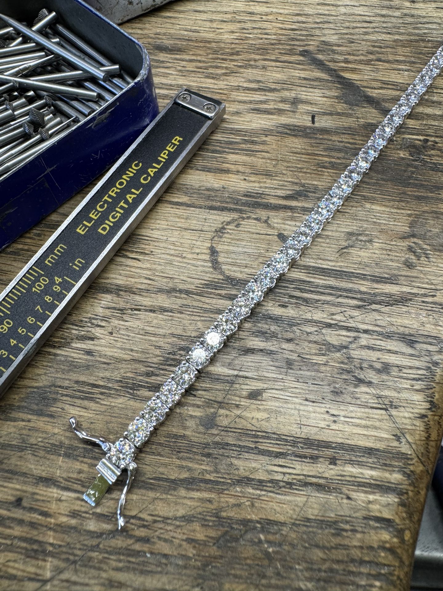 4mm Moissanite Tennis Bracelet VVS Custom Jewelry