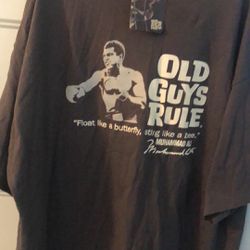 Old Guys Rule XXXL Muhammad Ali T-Shirt. With Tags