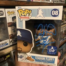 Signed Fluffy Funko Pop